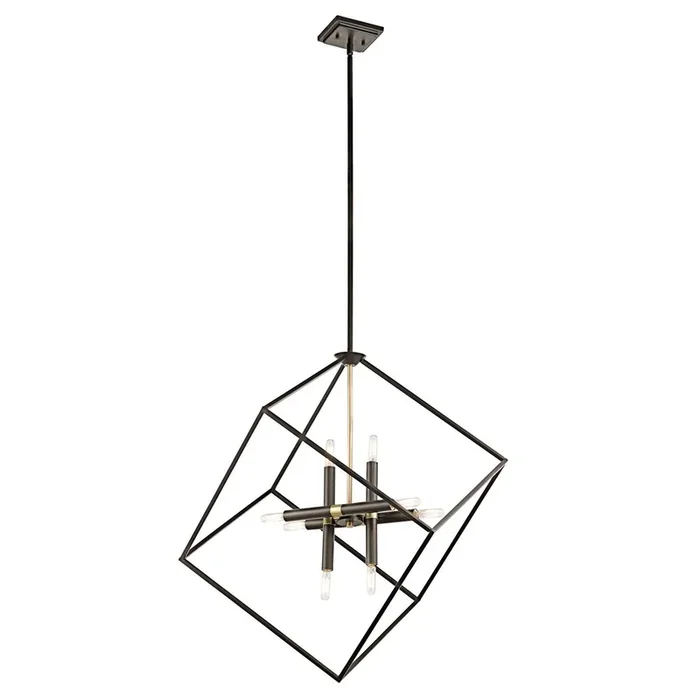 Kichler Cartone 8-Light Bronze Modern/Contemporary Chandelier