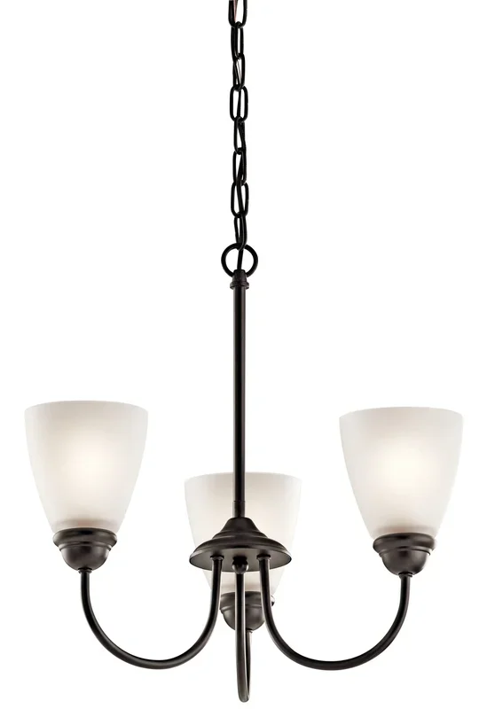 Kichler Jolie 3-Light Bronze Transitional Chandelier