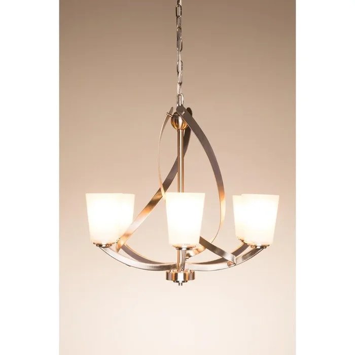 Kichler Layla 6-Light Brushed Nickel Transitional Chandelier
