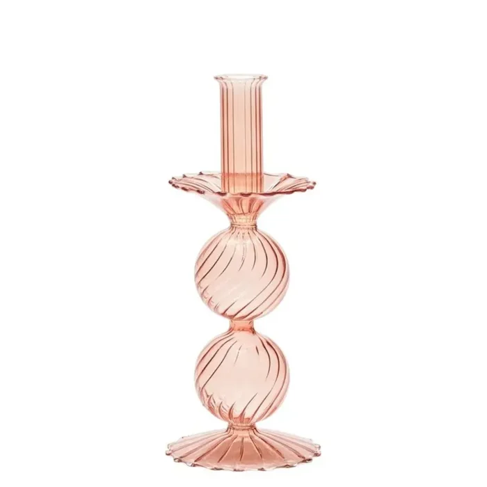Kim Seybert – Bella Candle Holder – Blush
