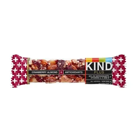 KIND Plus Cranberry Almond Granola Bar 1.4 oz Packet