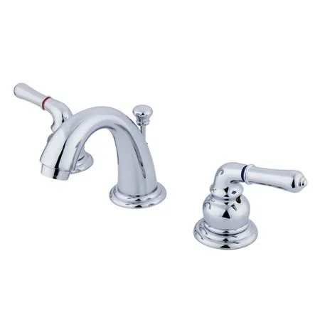 Kingston Brass Magellan Mini Widespread Lavatory Faucet with Retail Pop-Up, Chrome