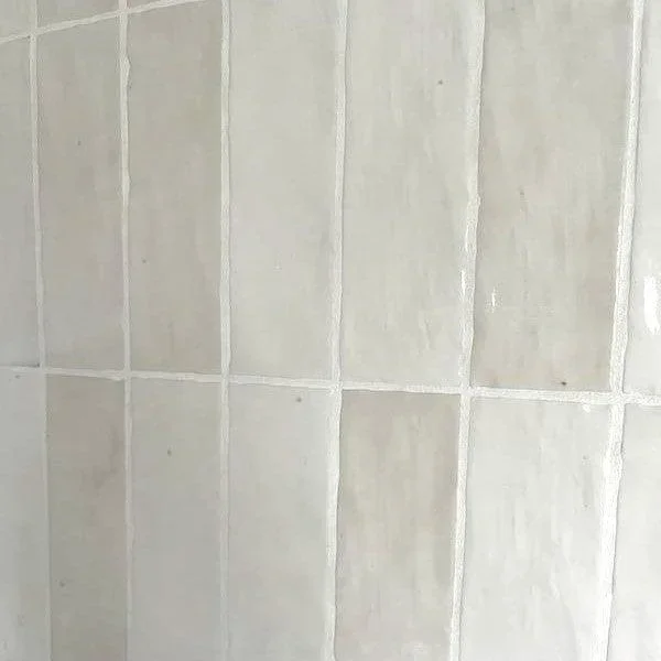Kingston White 3 in. x 8 in. Polished Ceramic Wall Tile (5.38 sq. ft./case)