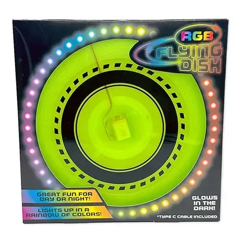 Kipp Brothers Novelty Glow in the Dark Flying Disc Multicolored
