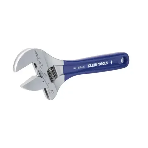Klein Tools Adjustable Wrench 8.5 in. L 1 pc