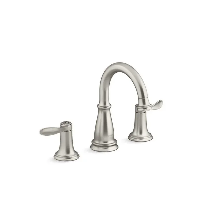 KOHLER Bellera 8 in. Widespread Double-Handle Bathroom Faucet in Vibrant Brushed Nickel