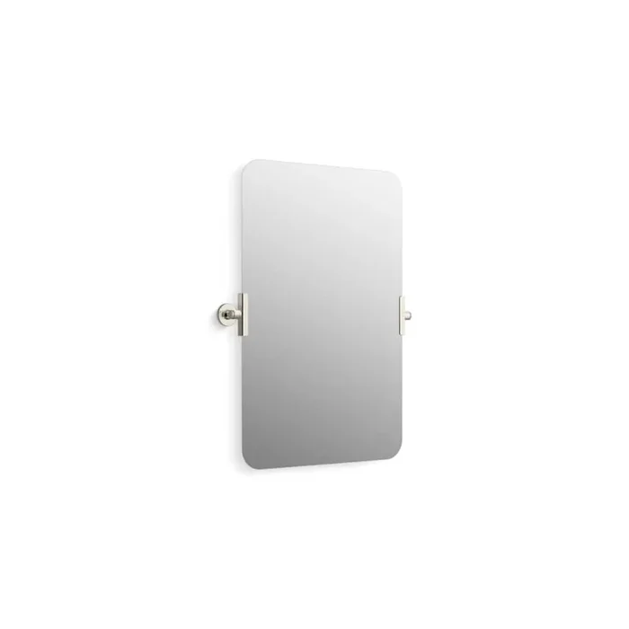 KOHLER Casita By Studio McGee 29.5 in. H x 22.8 in. W Rectangular Framed Wall Mount Bathroom Vanity Mirror in Polished Nickel
