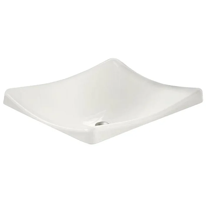 KOHLER DemiLav Wading Pool Cast Iron Vessel Sink in White