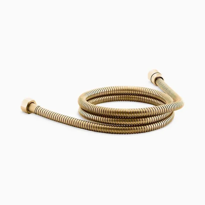 KOHLER MasterShower 60 in. Metal Shower Hose in Vibrant Brushed Moderne Brass