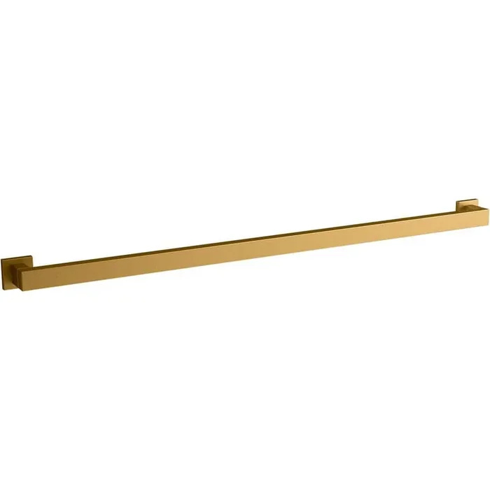KOHLER Sq. 37.94 in. Grab Bar in Vibrant Brushed Moderne Brass