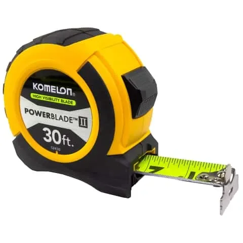 Komelon 30 ft. L X 11/16 in. W Tape Measure