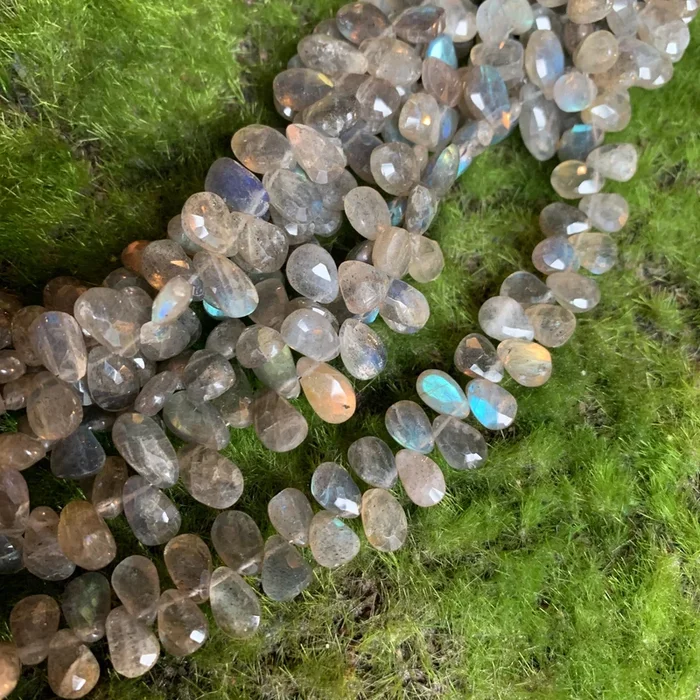 Labradorite Faceted Briolettes