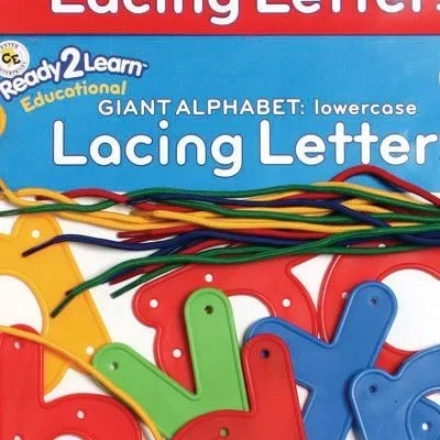Lacing Alphabet – Lowercase – Set of 26