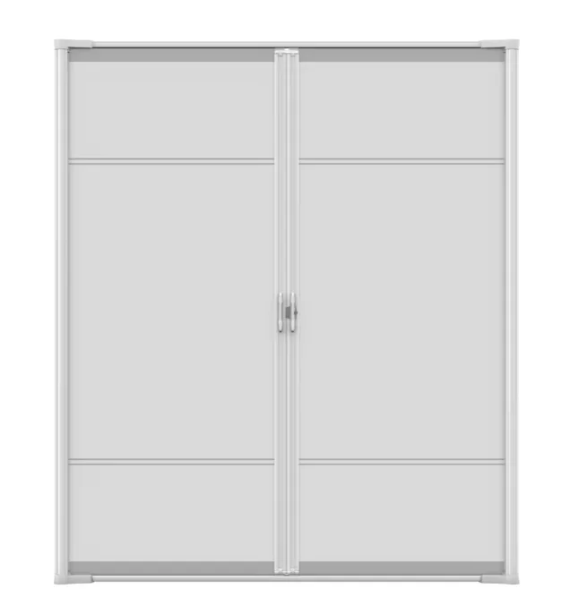 LARSON Brisa 72-in x 80-in White Aluminum Retractable Screen Door