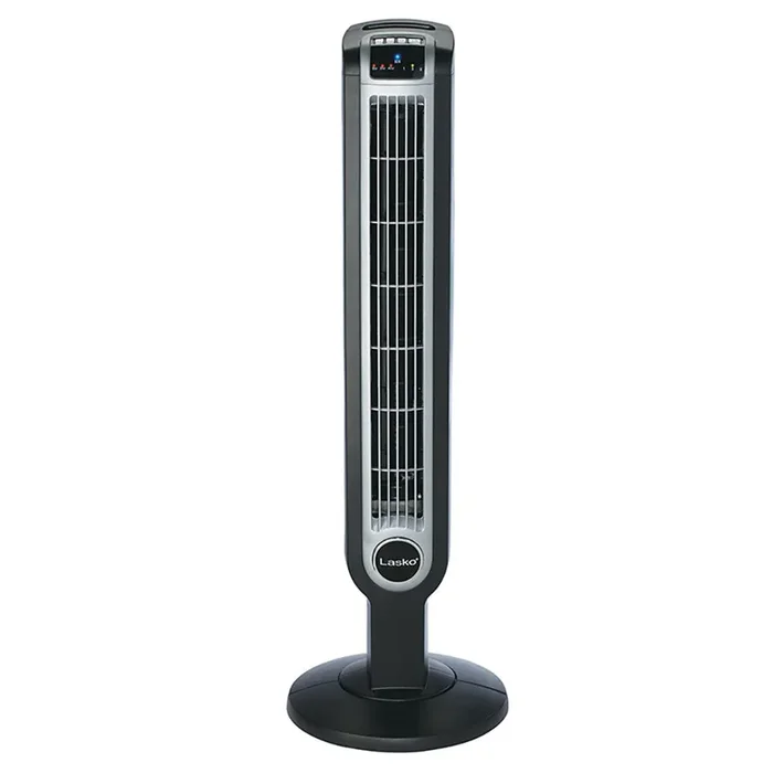 Lasko 36″ 3-Speed Electric Oscillating Tower Fan with Remote and Ionizer, Black