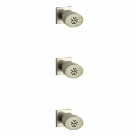 Latoscana Lady 3 Body Jets In Brushed Nickel