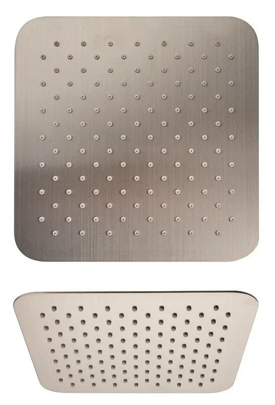 Latoscana SQPW75910 Anti-Limestone Ultra-Thin Shower Head In Stainless Steel Brushed Nickel