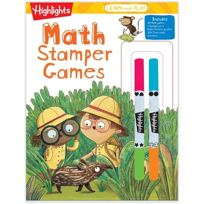 Learn-And-Play Math Stamper Games