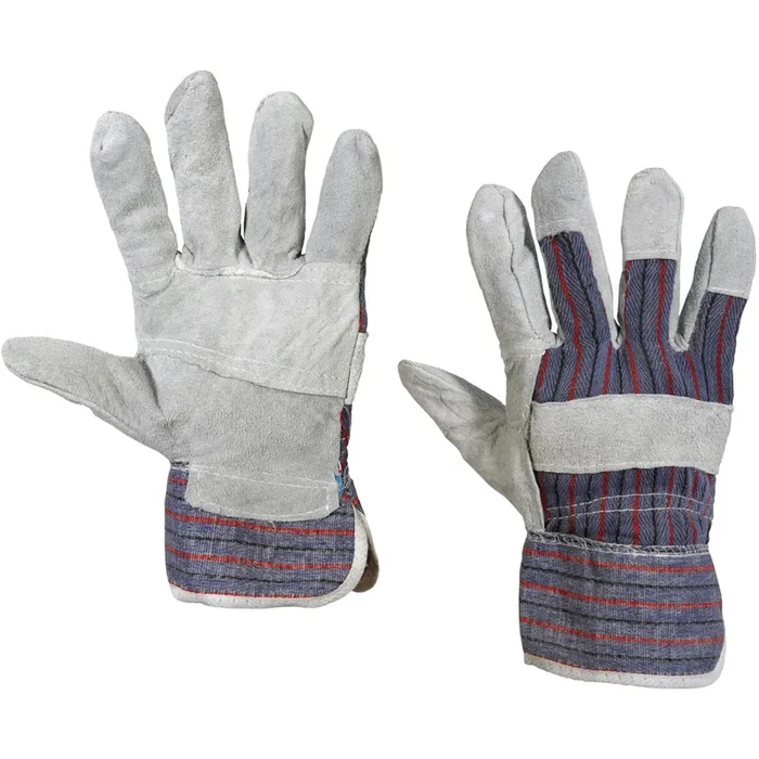Leather Palm w/Safety Cuff Gloves – Medium – 12 Pair/Case