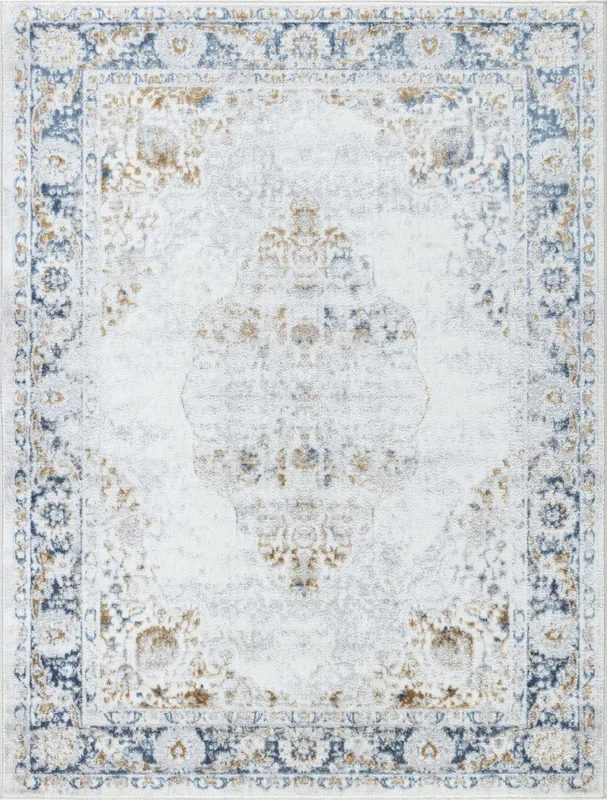 Legacy Gc Cam8004 Multi 7 Ft. 10 In. X 9 Ft. 10 In. Area Rug White Polyester