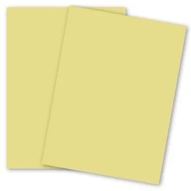 Lettermark Colors (Earthchoice) Canary – Opaque Text – 8.5 X 11 Paper