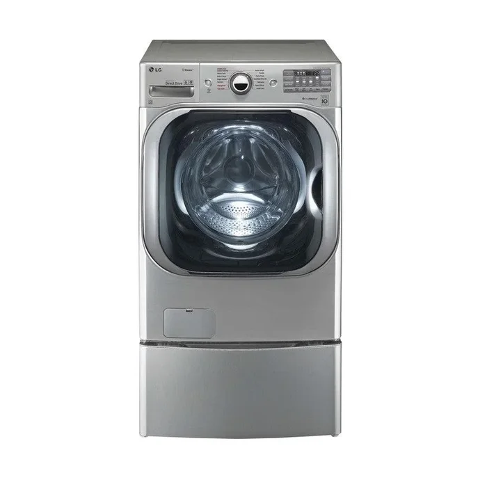 LG TWINWash 5.2-cu ft High Efficiency Stackable Steam Cycle Front-Load Washer (Graphite Steel) ENERGY STAR
