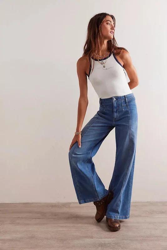 Libre Wide Leg Jean – Goodie Goodie Wash