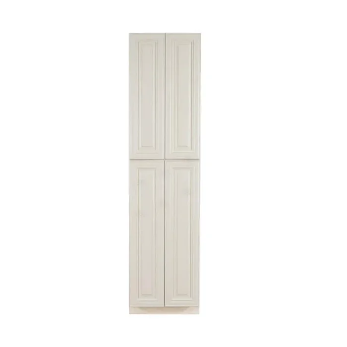 LIFEART CABINETRY Princeton Assembled 30 in. x 96 in. x 27 in. Tall Pantry Cabinet in Off-White