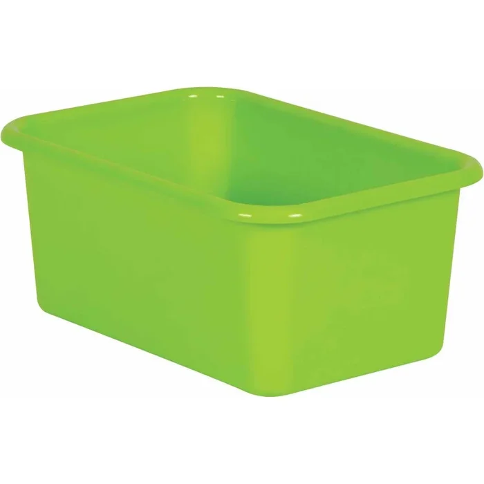 Lime Small Plastic Bin