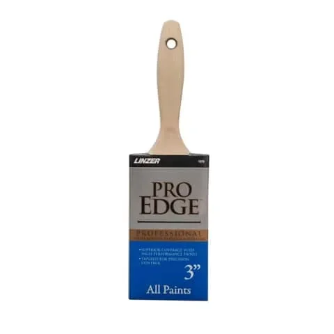 Linzer Pro Edge 3 in. Flat Paint Brush