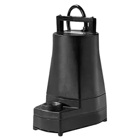 Little Giant 5-MSPR 1/6 HP 1200 gph Cast Iron Switchless Switch AC Utility Pump