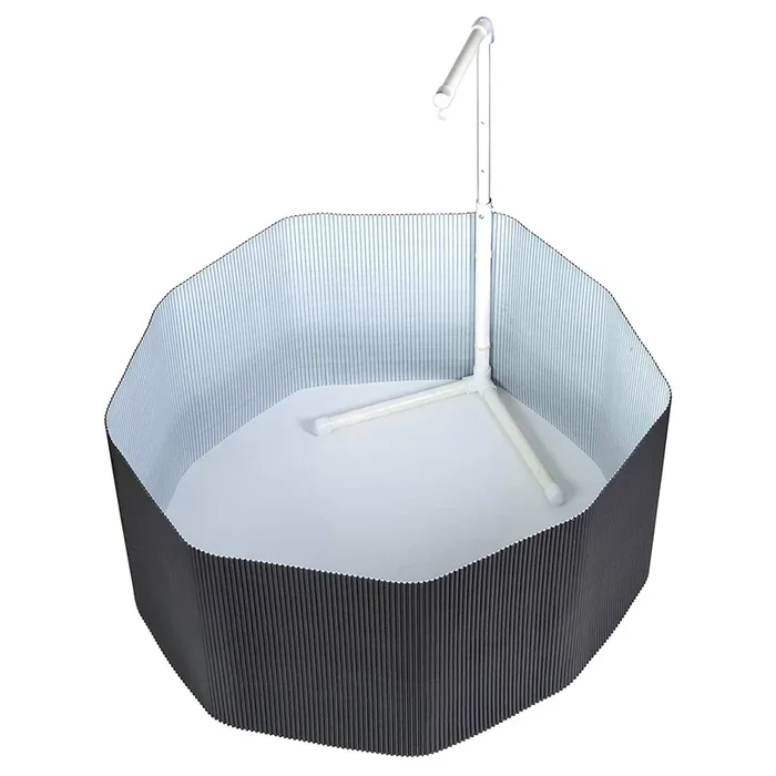 Little Giant Farm Chick/Chicken/Hen/Pullet Brooder Round Plastic Nesting Box Set