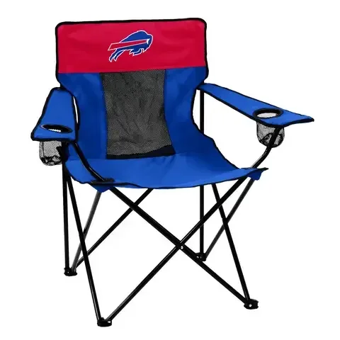Logo Brands Blue Buffalo Bills Folding Quad Chair