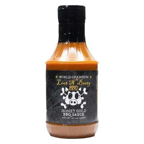 Loot N’ Booty Honey Gold BBQ Sauce 19.5 oz
