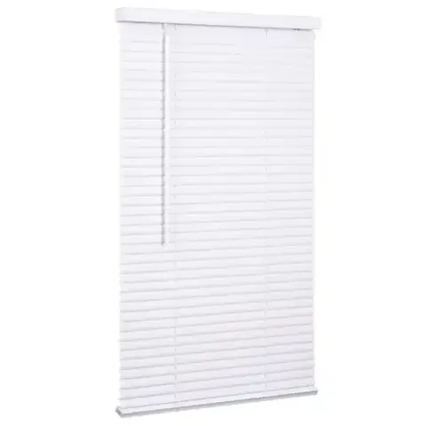 Lotus & Windoware, Inc Vinyl Blinds 24 in. W X 72 in. H White Cordless