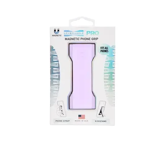 LoveHandle Lavender Magnetic Cell Phone Grip For All Mobile Devices