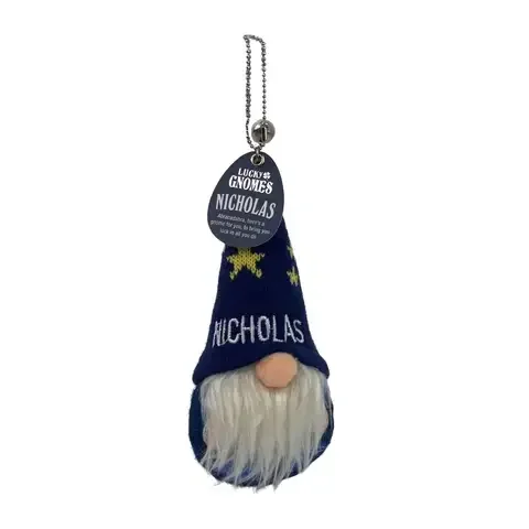 Lucky Gnomes Nicholas Keychain 1 pk