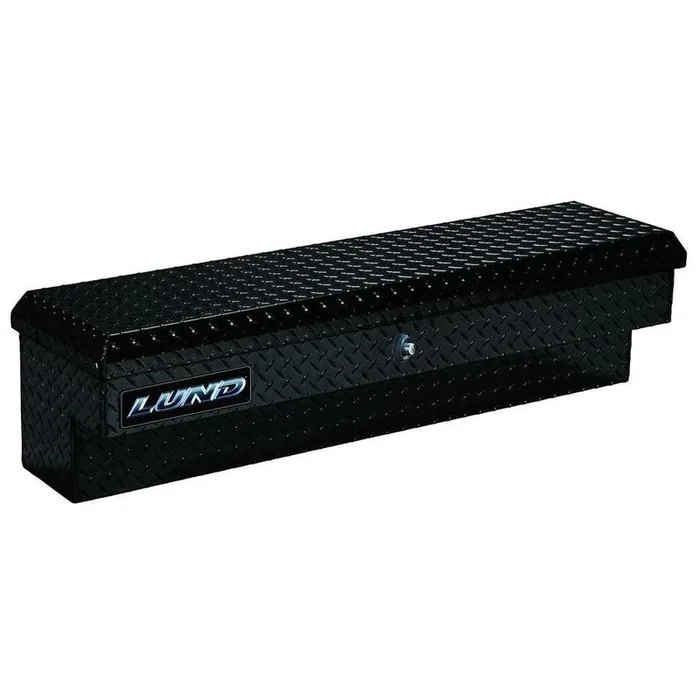 Lund 70 in Aluminum Full Size Side Mount Truck Box, Black with mounting hardware and keys included