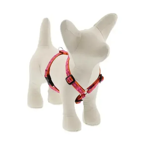 LupinePet Original Designs Multicolored Alpen Glow Nylon Dog Harness