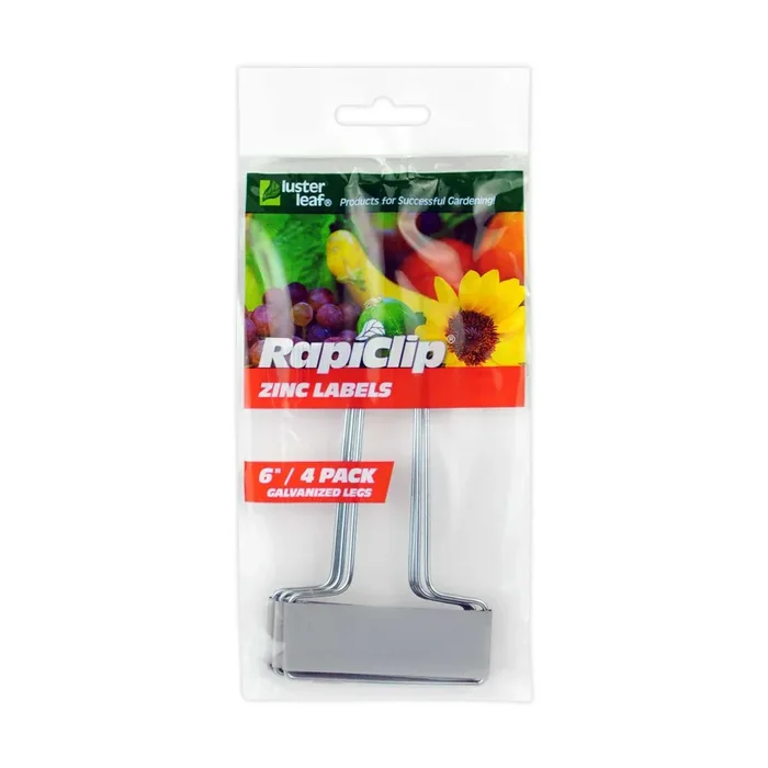 Luster Leaf Rapiclip Premium 6″ Plant Labels |Copper or Zinc