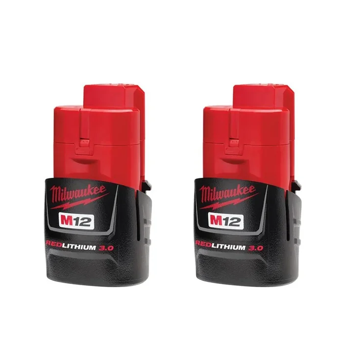 M12 12-Volt Lithium-Ion Compact Battery Pack 3.0Ah (2-Pack)