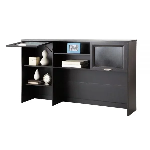 Magellan 58″W Hutch For Corner Or L-Shaped Computer Desks, Espresso