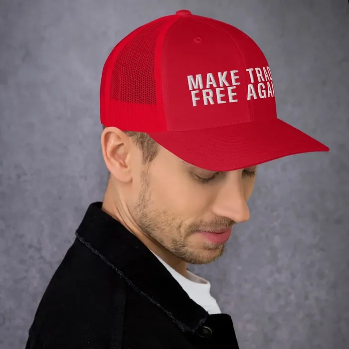Make Trade Free Again Anti Tariff Trucker Cap