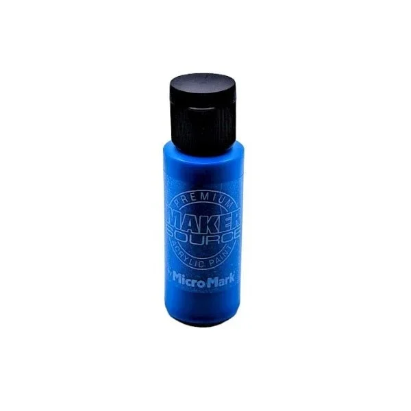 Makersource Acrylic Paint By Micro-Mark, Cerulean Blue, 60Ml