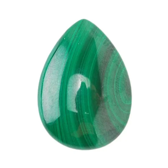 Malachite Gemstone – Cabochon Pear