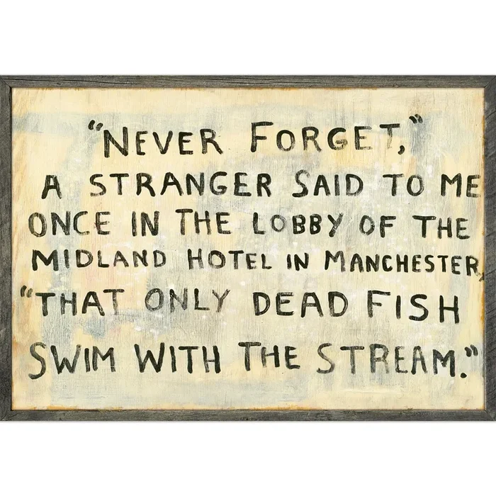 Malcom Muggeridge (Grey Wood) – Art Print
