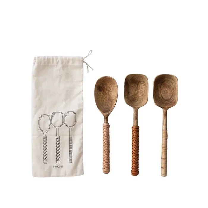 Mango Wood Spoon Set