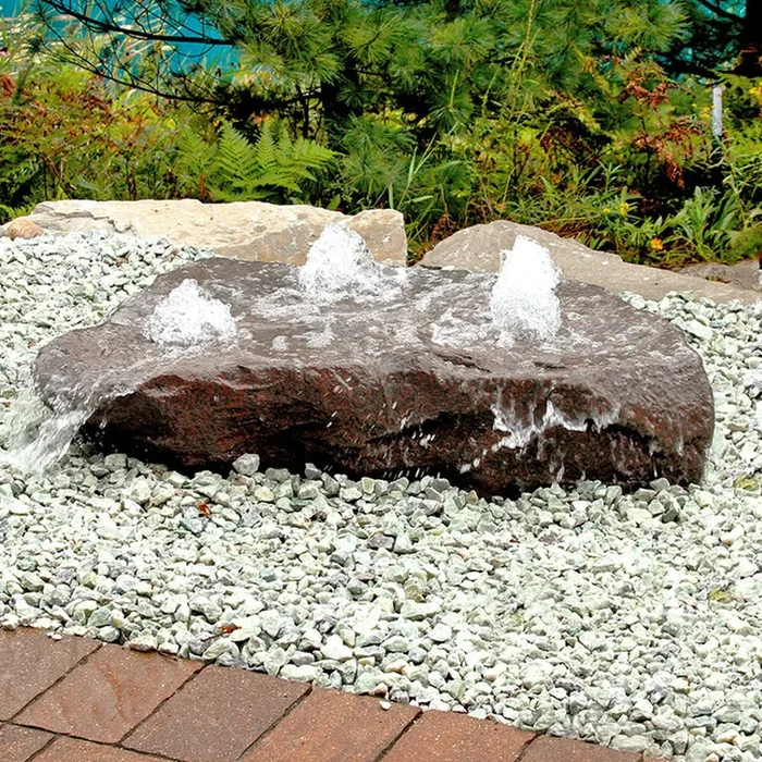 Manistique Falls Stone Outdoor Fountain
