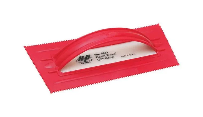 Marshalltown QLT 4-1/4 in. W X 9-1/2 in. L Plastic V Notched Trowel