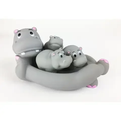 Master Toys Hippo Bath Toy 4 pc